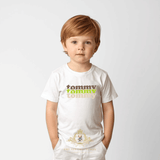 Boys Custom Graphic Tees Personalized Name Tri-Color Bold