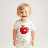 Kids Custom Graphic Tees An Apple a Day!