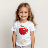 Kids Custom Graphic Tees An Apple a Day!