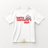 Children's Custom Graphic Tees Happy Valentine's Day Cupcakes & Hearts