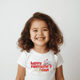 Children's Custom Graphic Tees Happy Valentine's Day Cupcakes & Hearts