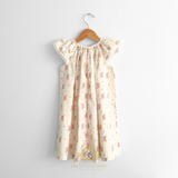 Girls Smocked Floral Bishop Dress