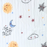 Unisex Children's Long Sleeve Pajamas Top & Pants Set Moon Sun & Stars