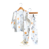 Unisex Children's Long Sleeve Pajamas Top & Pants Set Moon Sun & Stars