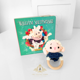 Handmade Crochet Baby Rattle Plush Toys Lamb