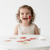Children's Custom Graphic Stickers An Apple a Day