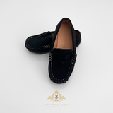 Boys Classic Loafers Vintage Style Children's Shoes Black