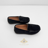 Boys Classic Loafers Vintage Style Children's Shoes Black