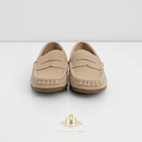 Boys Classic Loafers Vintage Style Children's Shoes Tan
