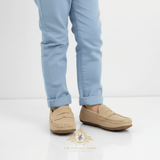 Boys Classic Loafers Vintage Style Children's Shoes Tan