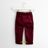 Boys Long Sleeve Dress Shirt & Pants Matching Set Gingham Burgundy & Navy Blue