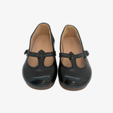 Girls Mary Jane Flats Vintage Style Shoes Black