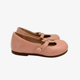 Girls Mary Jane Flats Vintage Style Shoes Blush Pink