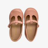 Girls Mary Jane Flats Vintage Style Shoes Blush Pink