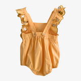 Girls Romper Bubble One-piece Pears Embroidery