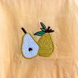 Girls Romper Bubble One-piece Pears Embroidery