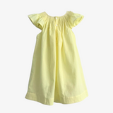 Girls Smocked Bishop Dress Yellow & Orange