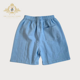 Kids Shorts 3 Piece Set Mustard, Sky Blue & Lime Green