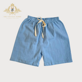Kids Shorts 3 Piece Set Mustard, Sky Blue & Lime Green