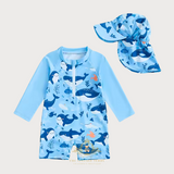 Boys One-Piece Swimsuit Mr. Whale & Friends
