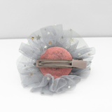 Girls Princess Happy Birthday Party Hat Hair Accessory Grey & Gold