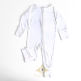 Christmas Baby Gift Set Sleep N' Play Pajamas Swaddling Blanket & Children's Book Woodland Deer & Friends