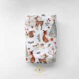 Christmas Baby Gift Set Sleep N' Play Pajamas, Swaddling Blanket, Toy & Children's Book Woodland Deer & Friends