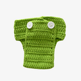 Newborn Baby Knit Frog Cap & Bloomer Cosplay Set