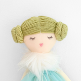 Handmade Princess Ballerina Dolly Plush Toy Aqua
