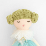 Handmade Princess Ballerina Dolly Plush Toy Aqua
