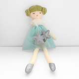 Handmade Princess Ballerina Dolly Plush Toy Aqua