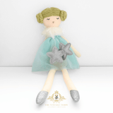 Handmade Princess Ballerina Dolly Plush Toy Aqua