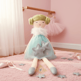 Handmade Princess Ballerina Dolly Plush Toy Aqua