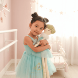 Handmade Princess Ballerina Dolly Plush Toy Aqua