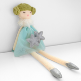 Handmade Princess Ballerina Dolly Plush Toy Aqua