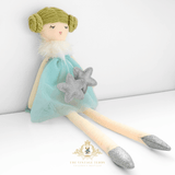 Handmade Princess Ballerina Dolly Plush Toy Aqua