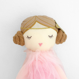 Handmade Princess Ballerina Dolly Plush Toy Pink