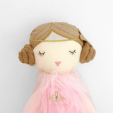 Handmade Princess Ballerina Dolly Plush Toy Pink