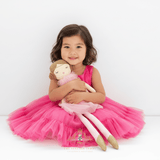 Handmade Princess Ballerina Dolly Plush Toy Pink