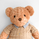 The Vintage Teddy Bear Soft Plush Toy Collectable Cosplay Sweater Carmel 22"