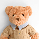 The Vintage Teddy Bear Soft Plush Toy Collectable Cosplay Sweater Carmel 18"