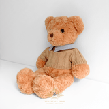 The Vintage Teddy Bear Soft Plush Toy Collectable Cosplay Sweater Carmel 18"