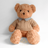 The Vintage Teddy Bear Soft Plush Toy Collectable Cosplay Sweater Carmel 32"