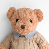 The Vintage Teddy Bear Soft Plush Toy Collectable Cosplay Sweater Carmel 32"