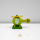 Mini Wooden Toys Single Engine, Helicopters, Commercial & Fighter Airplanes