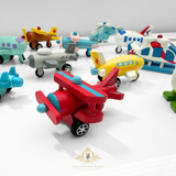 Mini Wooden Toys Single Engine, Helicopters, Commercial & Fighter Airplanes
