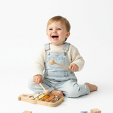 Children's Early Learning Cognitive Wooden Toys Bear Xylophone Musical Toy