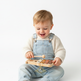 Children's Early Learning Cognitive Wooden Toys Bear Xylophone Musical Toy