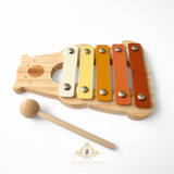 Children's Early Learning Cognitive Wooden Toys Bear Xylophone Musical Toy