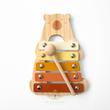 Children's Early Learning Cognitive Wooden Toys Bear Xylophone Musical Toy